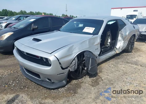 2023 Dodge Challenger R/T из США, поврежденный, VIN 2C3CDZBT6PH525846